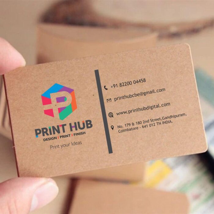 Kraft Visiting Cards Printing in Coimbatore